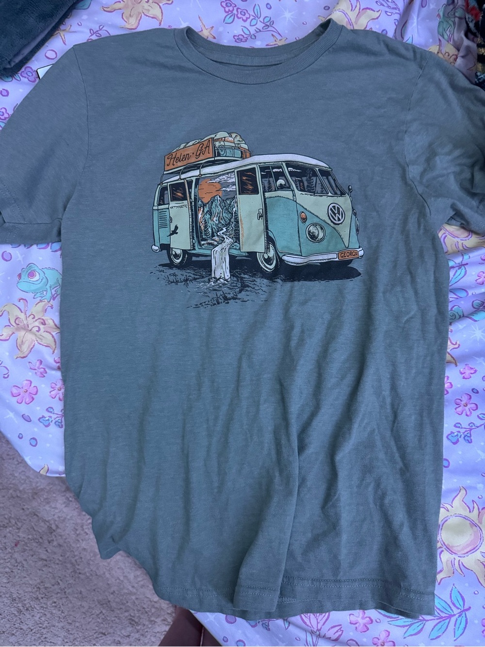 Green VW bus T-shirt
